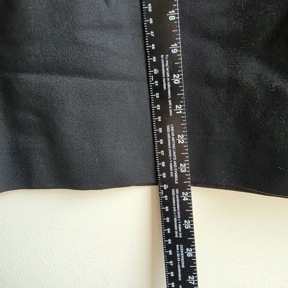 Dana Buchman Black Pencil Skirt Size 16 Workwear Professional Lined Office Comfy - Picture 5 of 6